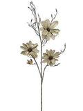 Avocado Gray 6 Pieces Magnolia Spray Q7938