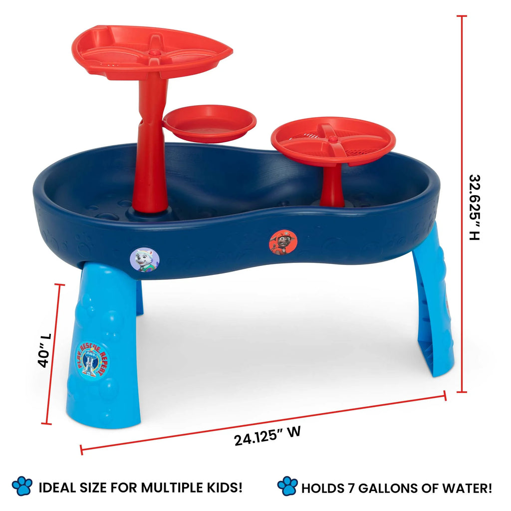 3-Tier Water Table with 11-Piece Toy Set, Blue H9703