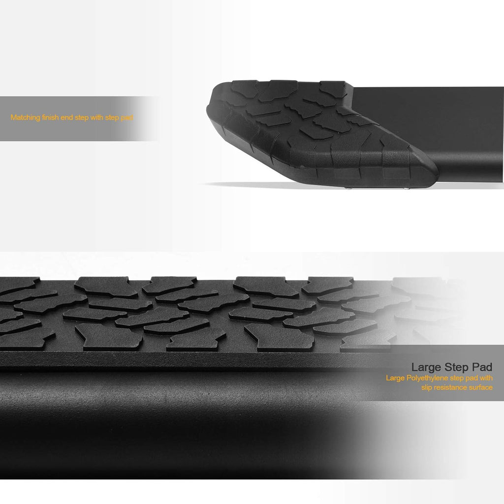 Matte Black Aluminum Running Boards J314543