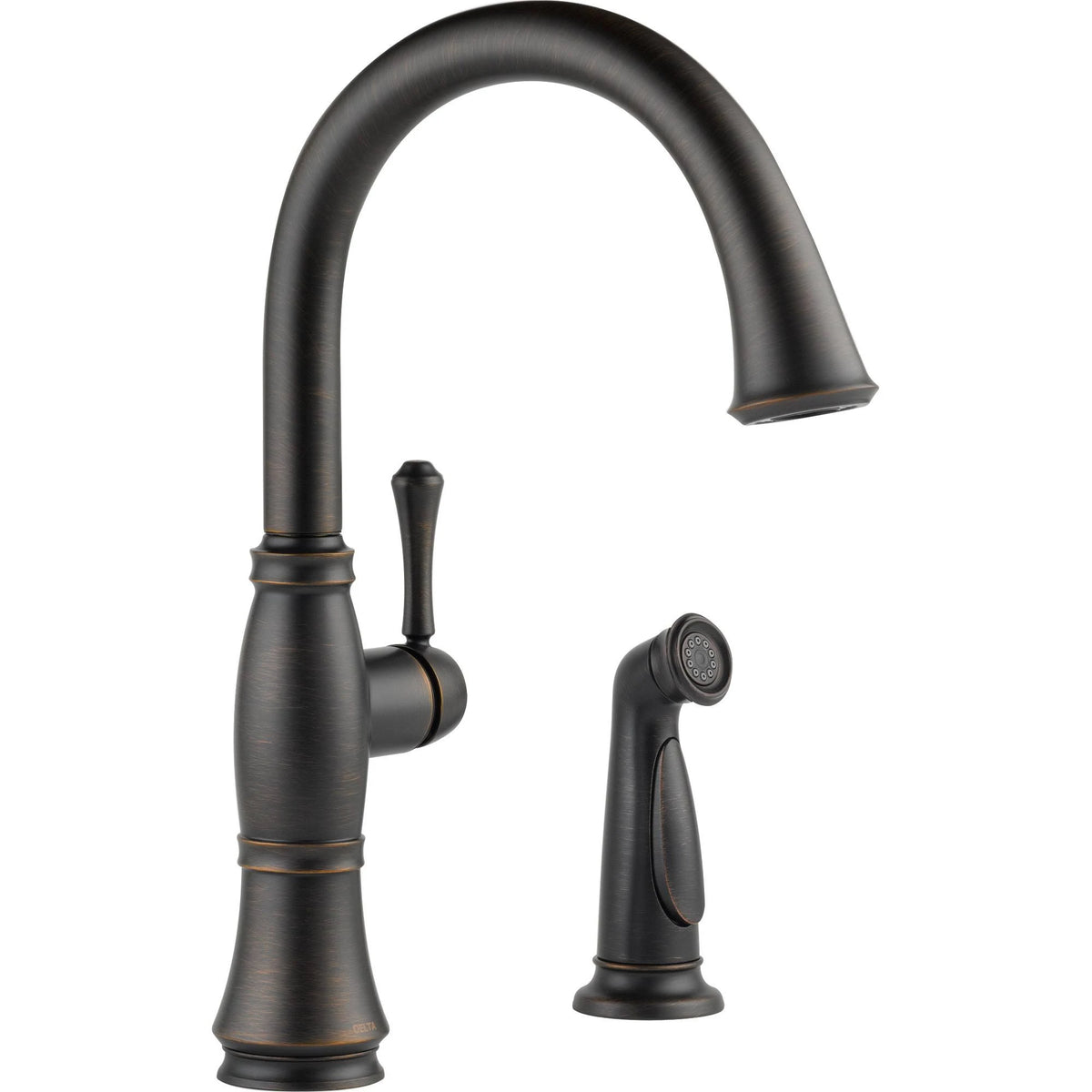Single Handle Kitchen Faucet with Spray Venetian Bronze W824995