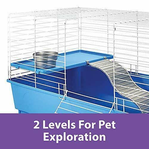 Guinea Pig 2-Level Cage with Wheels W30065