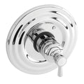 Gloss Black Thermostatic Trim Plate with Handle B132