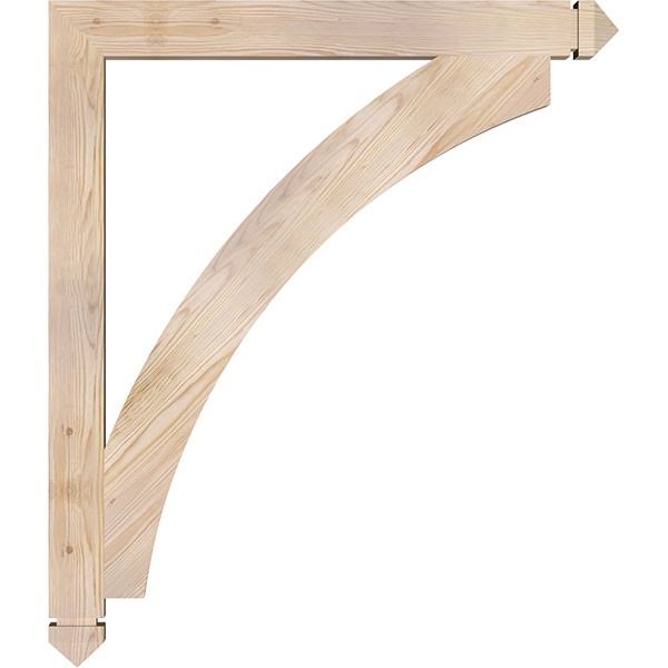 3 1/2x22W x 36x22D x 42x22H Douglas Fir Bracket G543