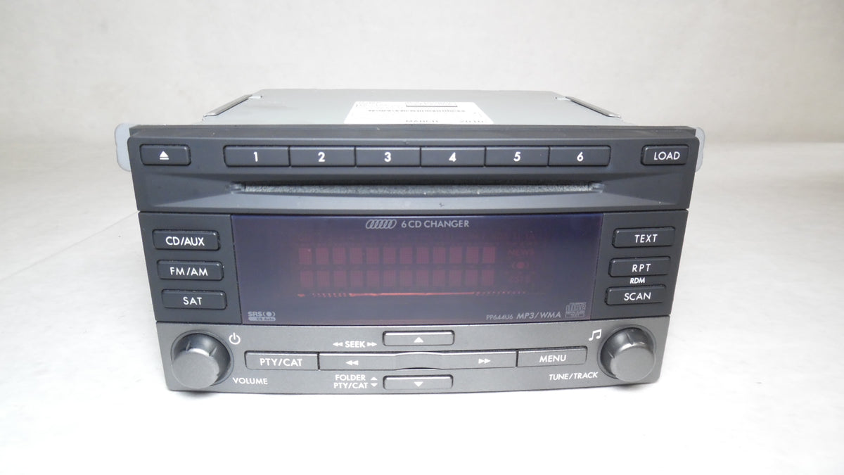 Pre-Owned 2009-2013 Subaru Forester 6 Disc CD MP3 Player Radio Receiver OEM B9394