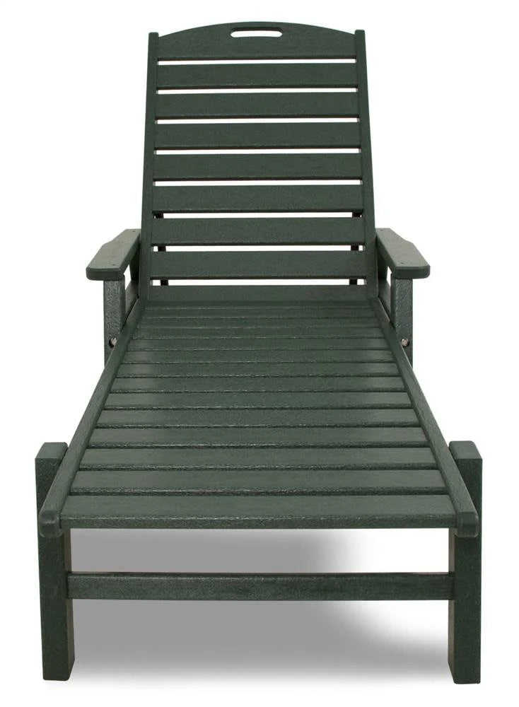 Green Chaise with Arms U499362