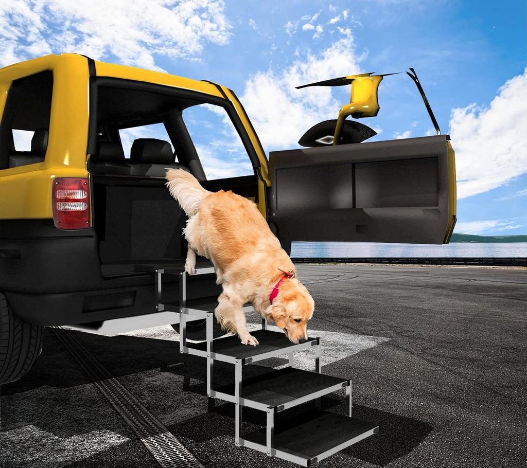 Folding Dog Ramp for Large Dogs with Non-Slip Surface T5950