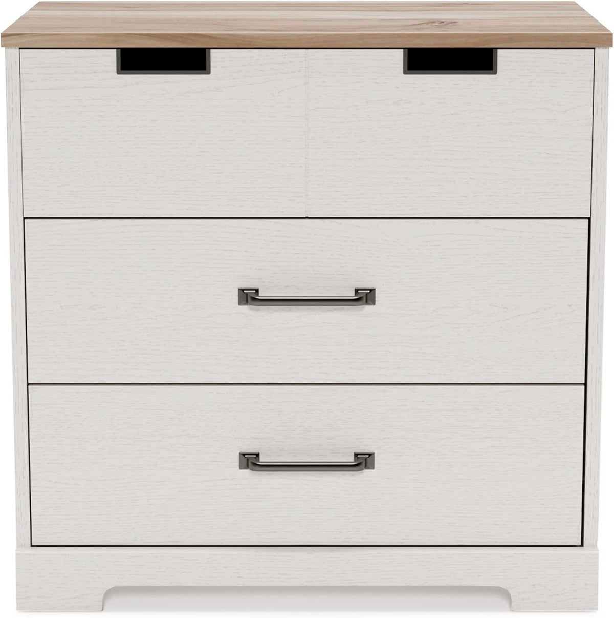 White 3 Drawer Wood Chest J40368