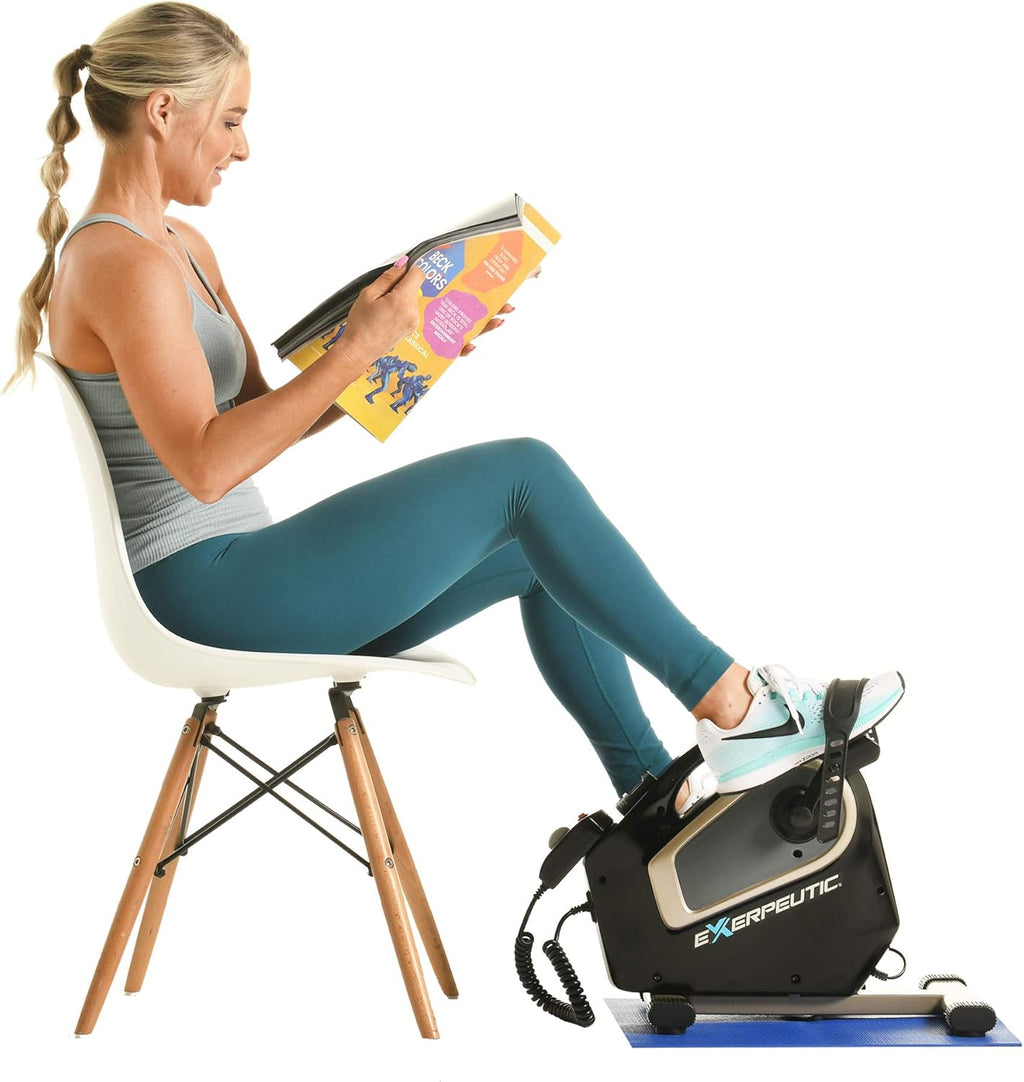 Black Motorized Electric Pedal Exerciser H79543