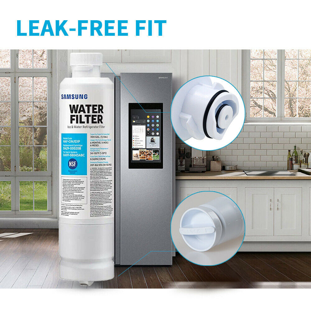 3 Pack Refrigerator Water Filter D807939