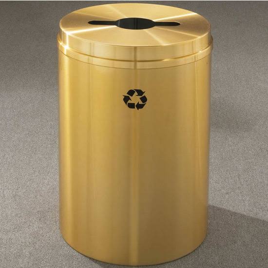 16 Gallon Espresso Brown Recycling Receptacle I10704