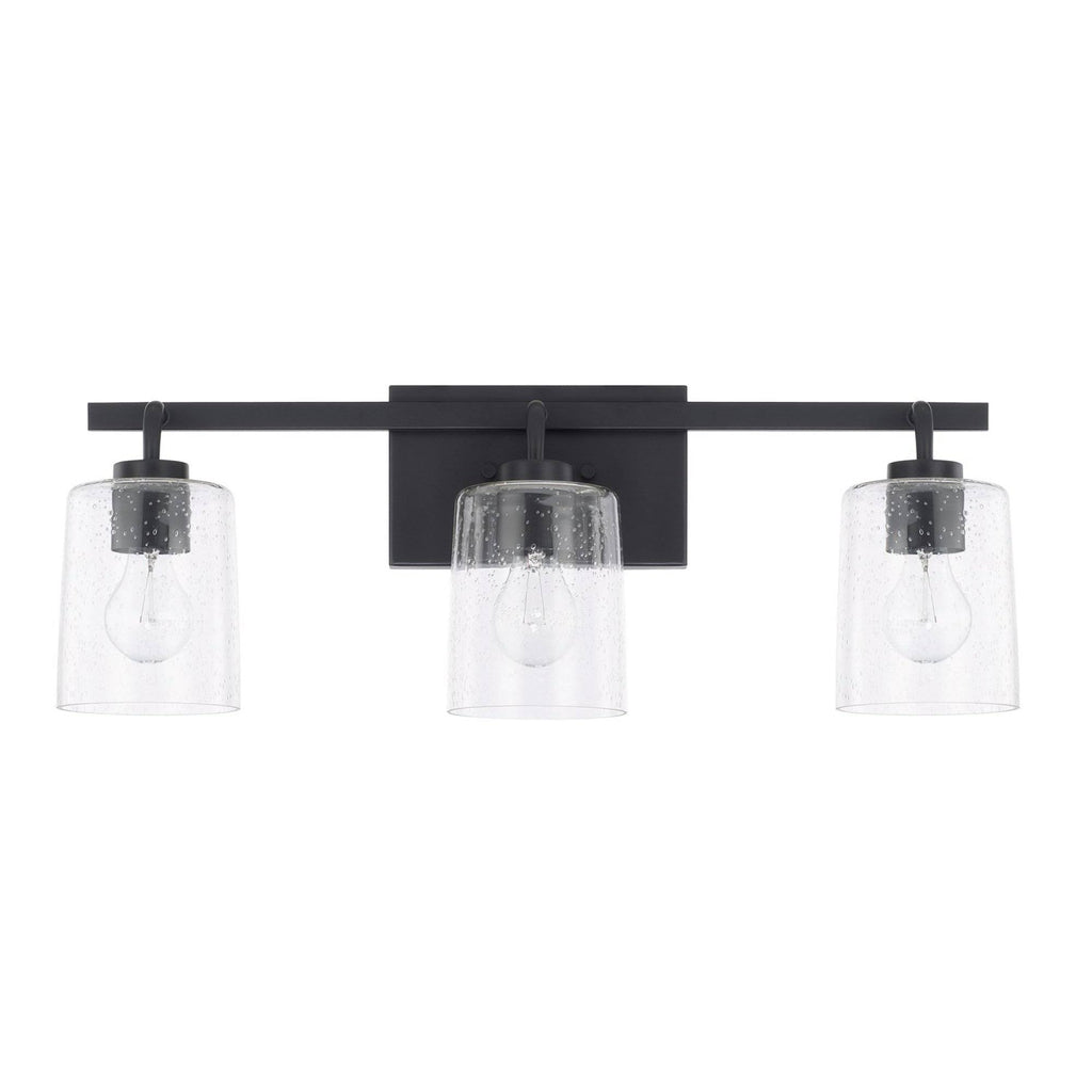 3 Light Vanity, Matte Black H755016