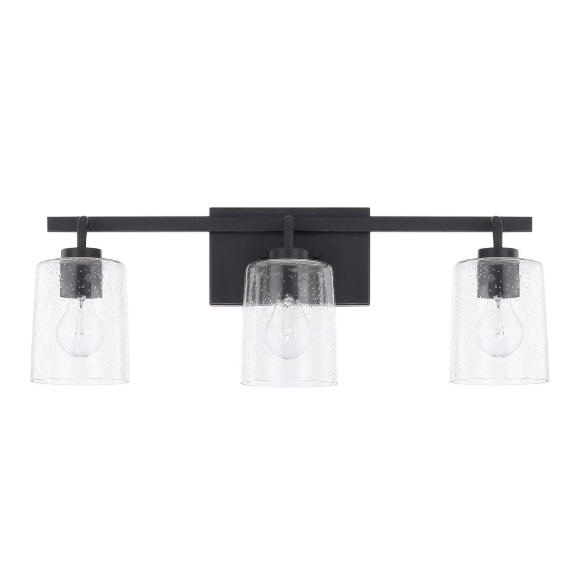 3 Light Vanity, Matte Black H755016