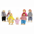 Wooden Dolls Playset Set of 7-Piece T38479