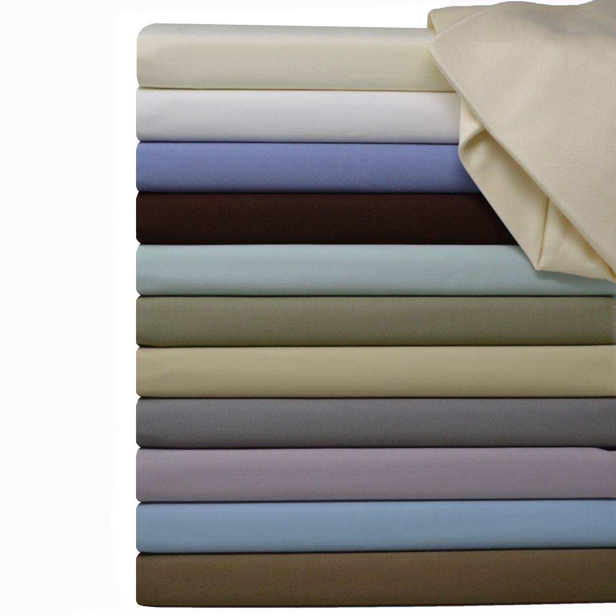 608TC 100% Cotton Split Top California King Fitted Sheet A89825