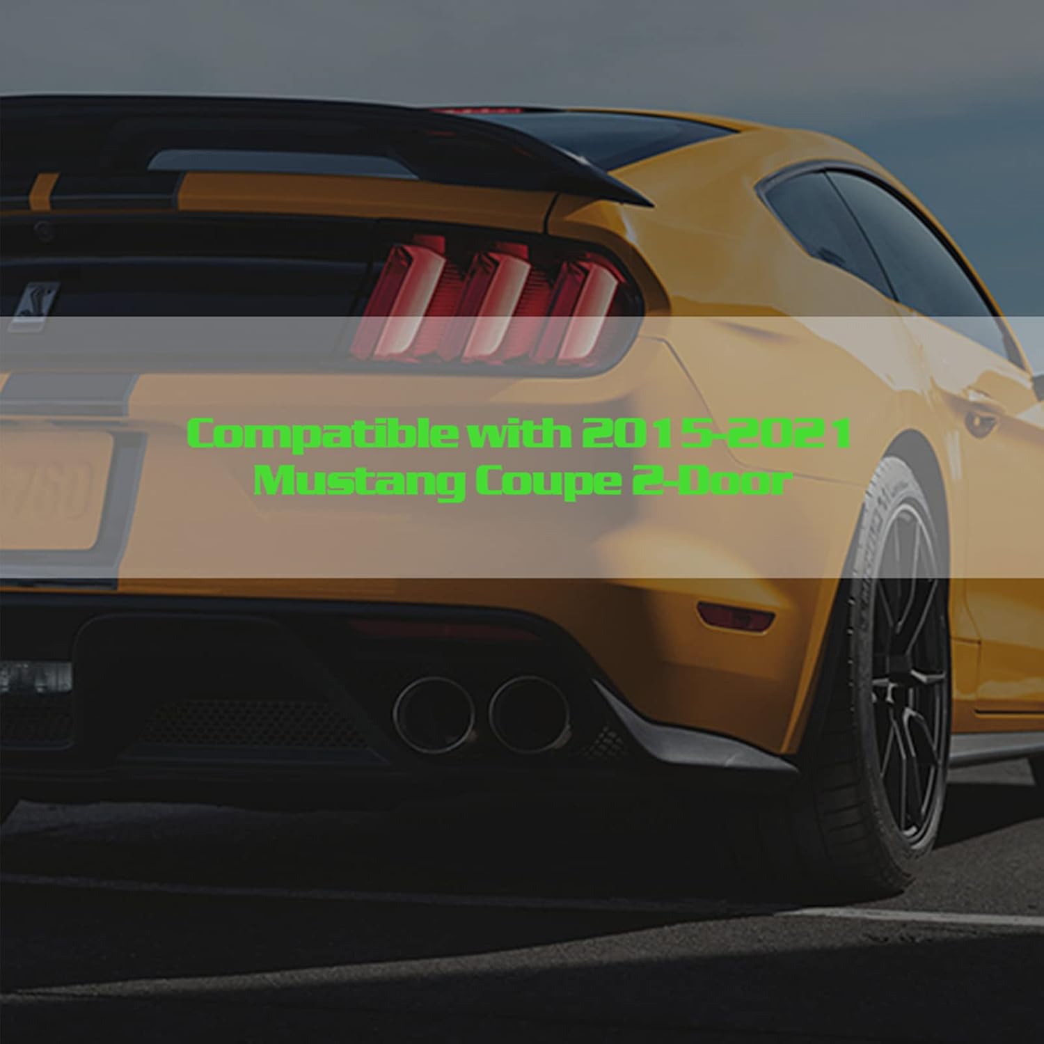 Glossy Black Rear Trunk Spoiler Wing O3104