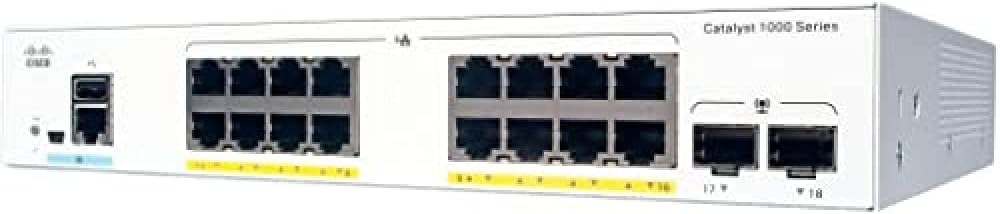 16 Port Gigabit Ethernet Network Switch with 2 1G SFP Uplink Ports W8890