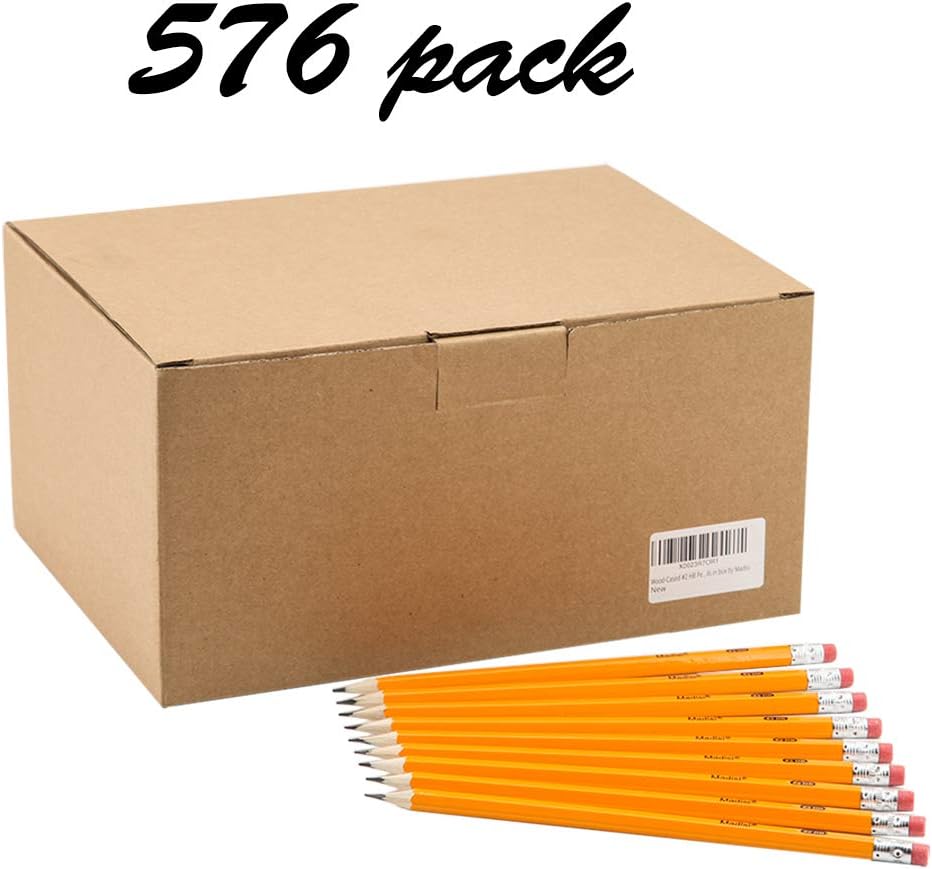 576 Pencils Pre-sharpened Yellow HB Pencils B3465