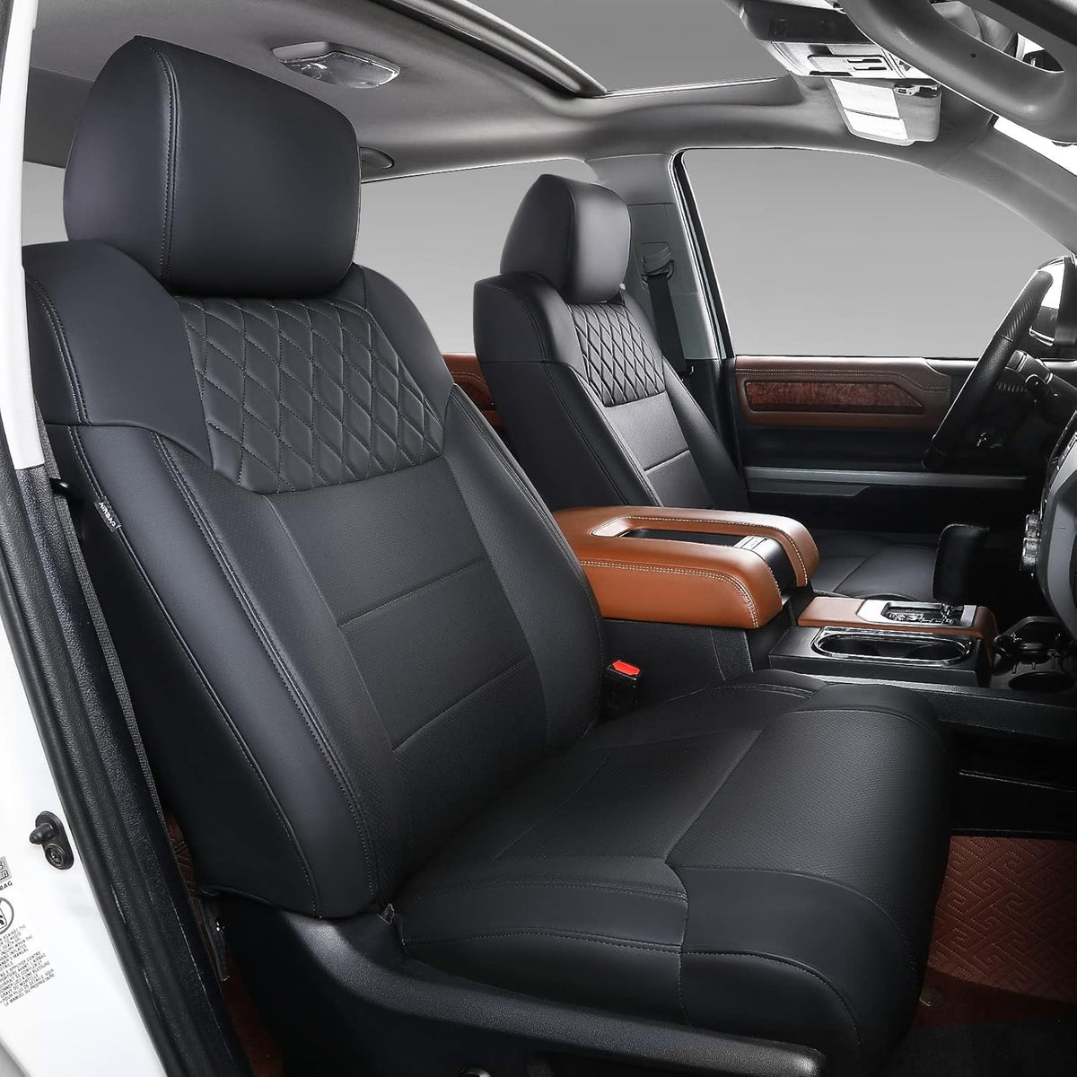 Black Full Set Car Seat Protectors F329