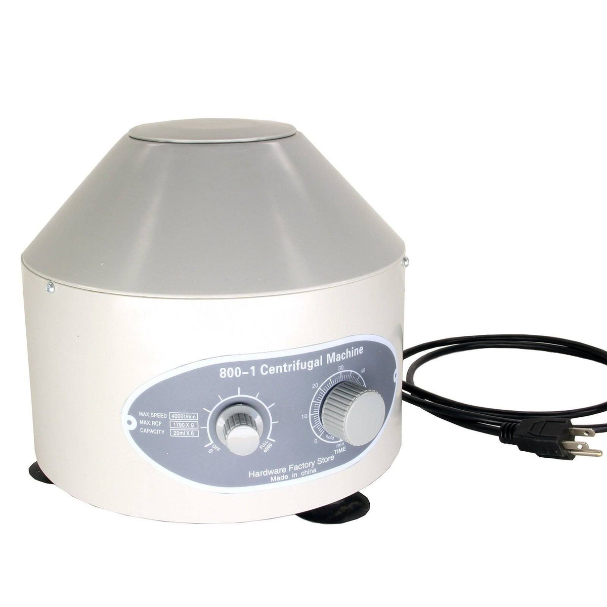 Desktop Electric Centrifuge Lab Timer 0-60min 0-4000 RPM 20ml x 6 Tube 110V F5118