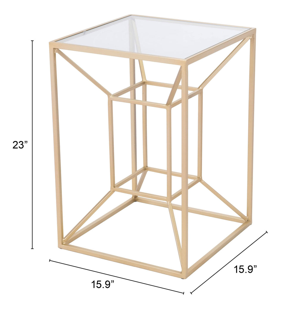 Gold Side Table S472519