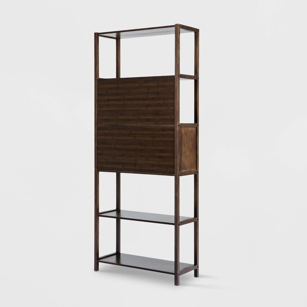 Cappuccino Bamboo Bookcase E17502