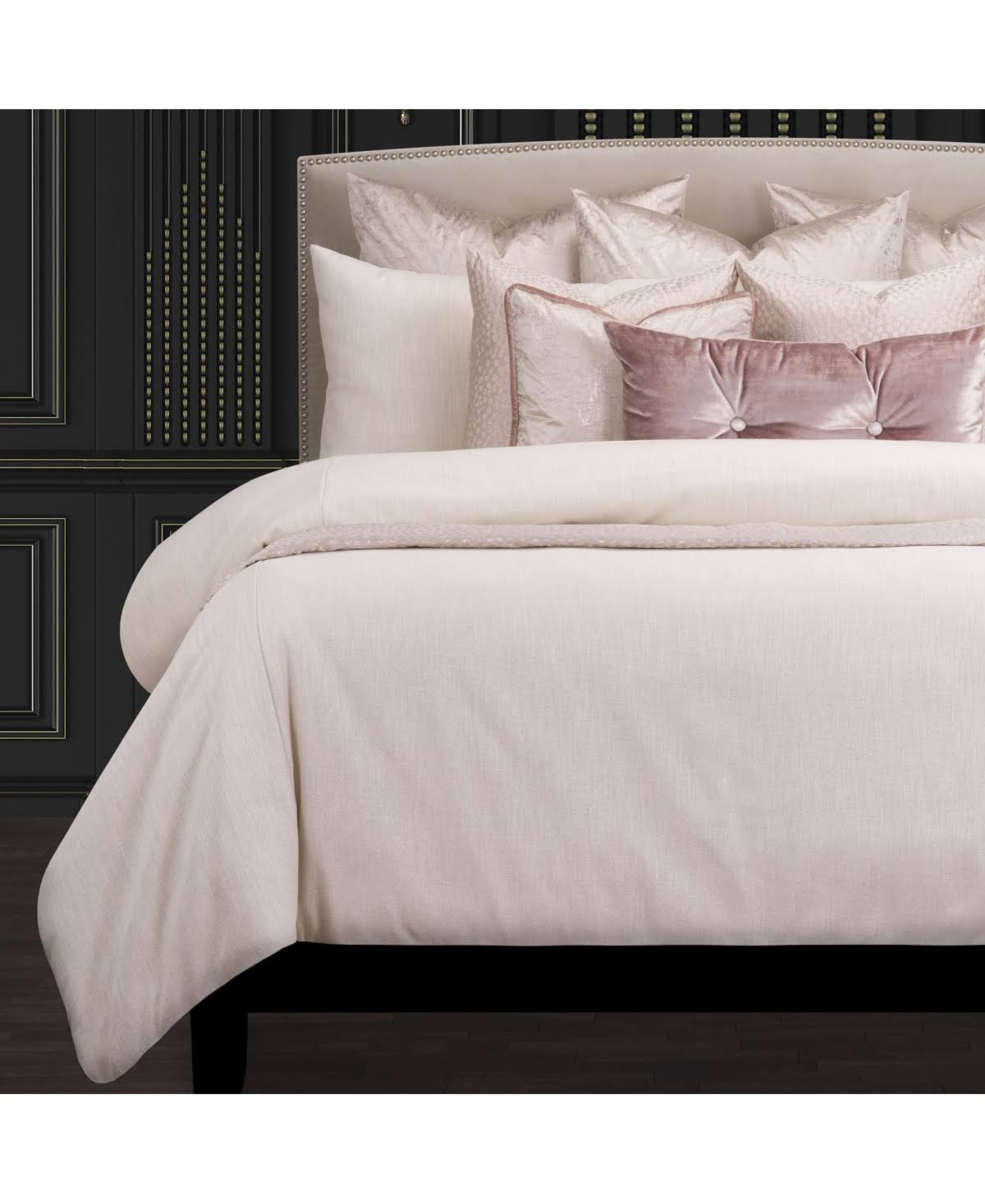 Beige Twin Luxury Bedding Set S269086