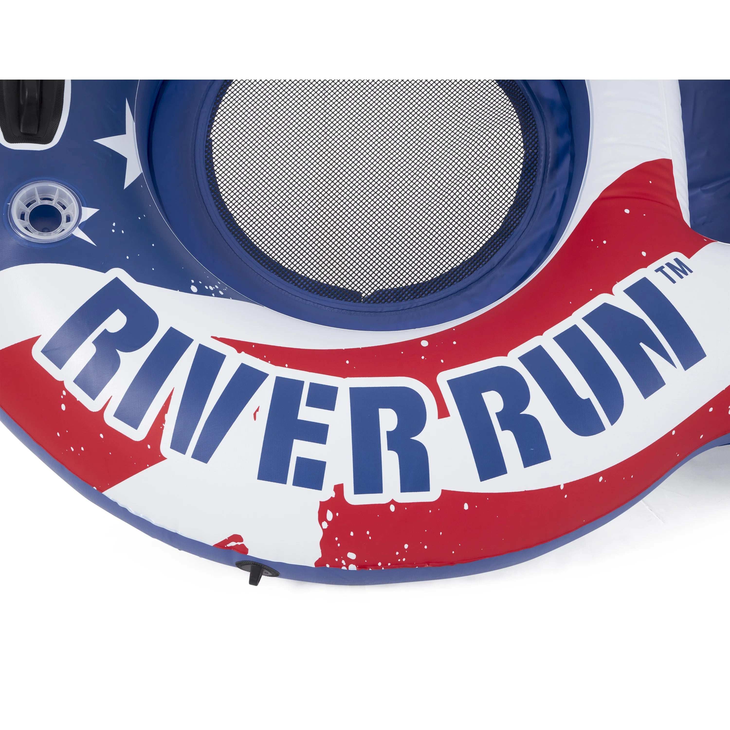 American Flag 2 Person Pool Tube with Cooler M550
