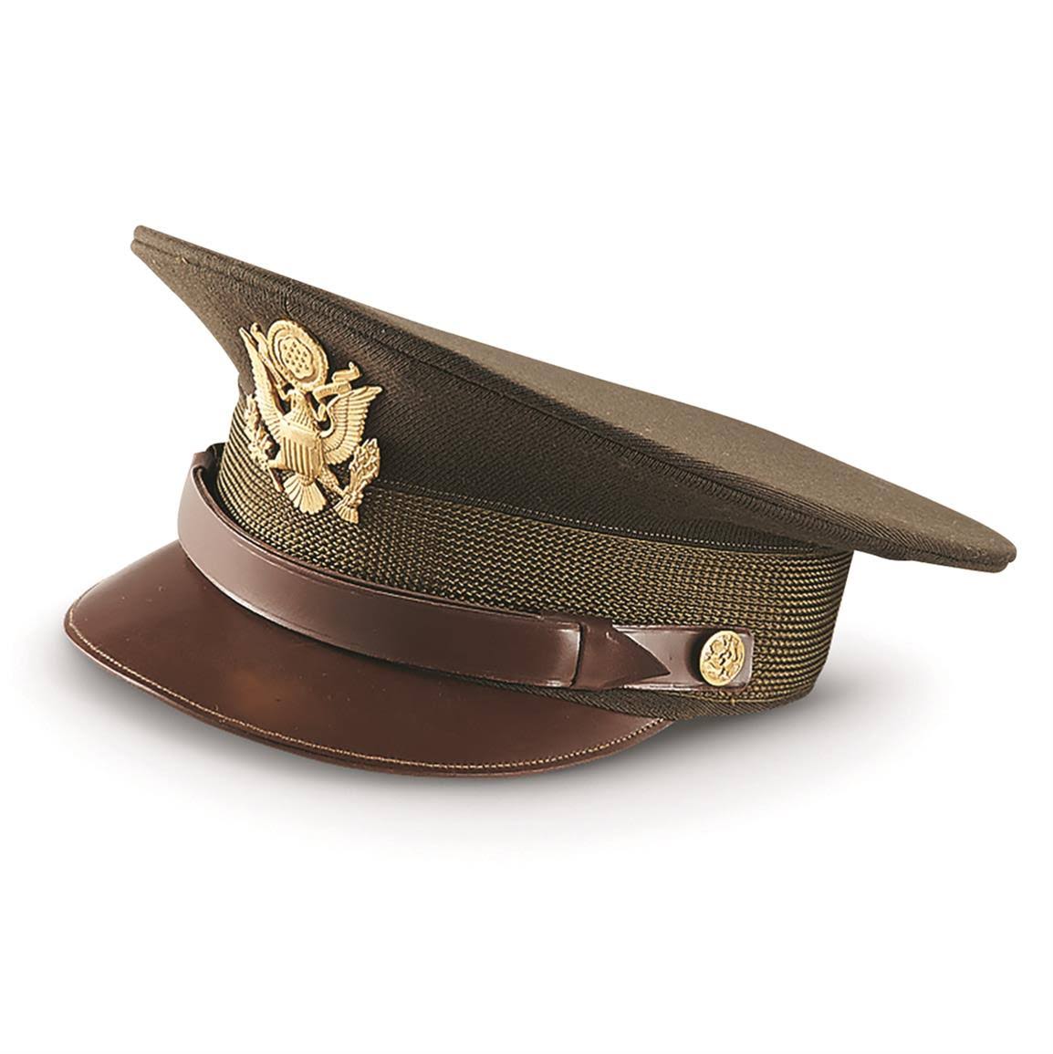 Grey Military Officer Cap A52965