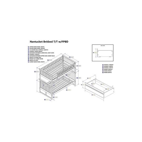 Twin Over Twin Bunk Bed I157629
