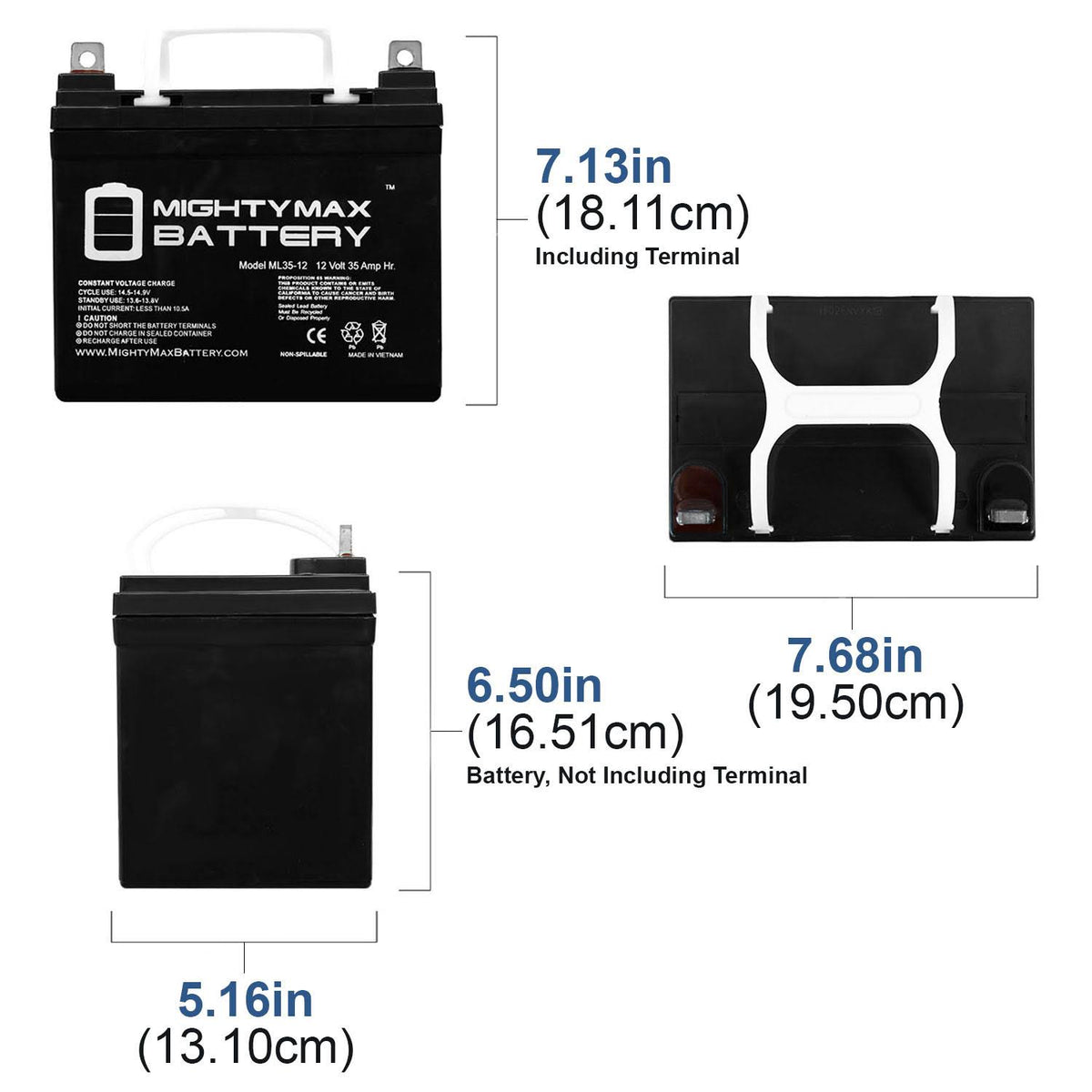 12V 35Ah SLA Battery 2 Pack N491