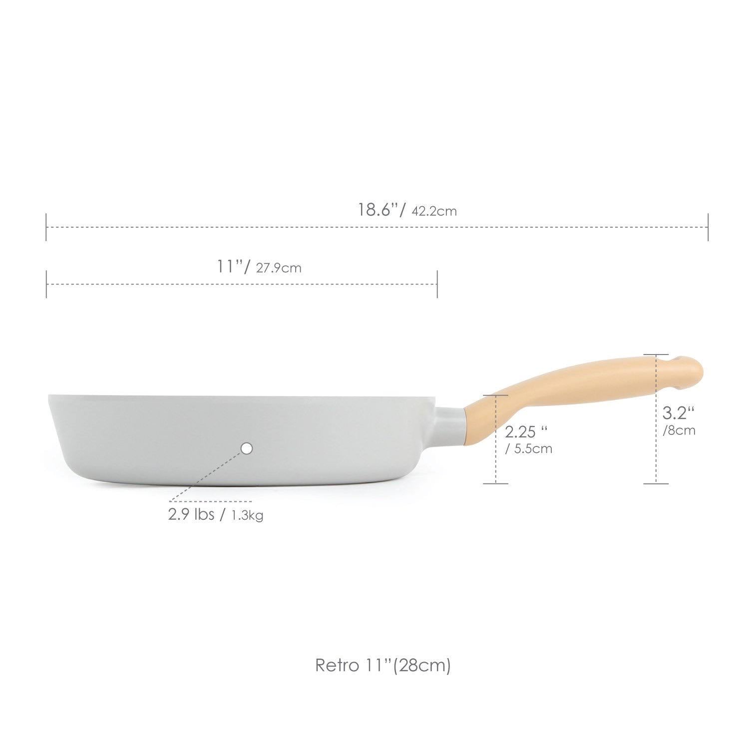 9.5-Inch Cast Aluminum Frying Pan with Soft-Touch A825208