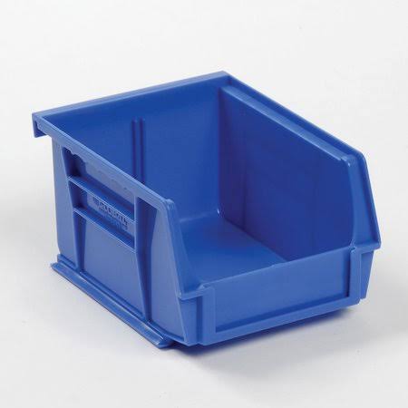 Plastic Stack & Hang Bin, Blue, Pkg Qty 24 Y927