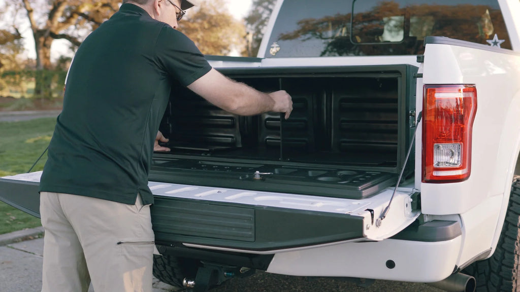 Rear Mounted Truck Bed Cargo Box K344