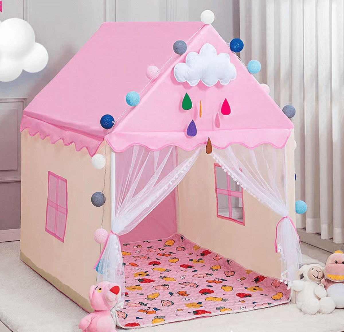 Play Tent Castle Playhouse W138