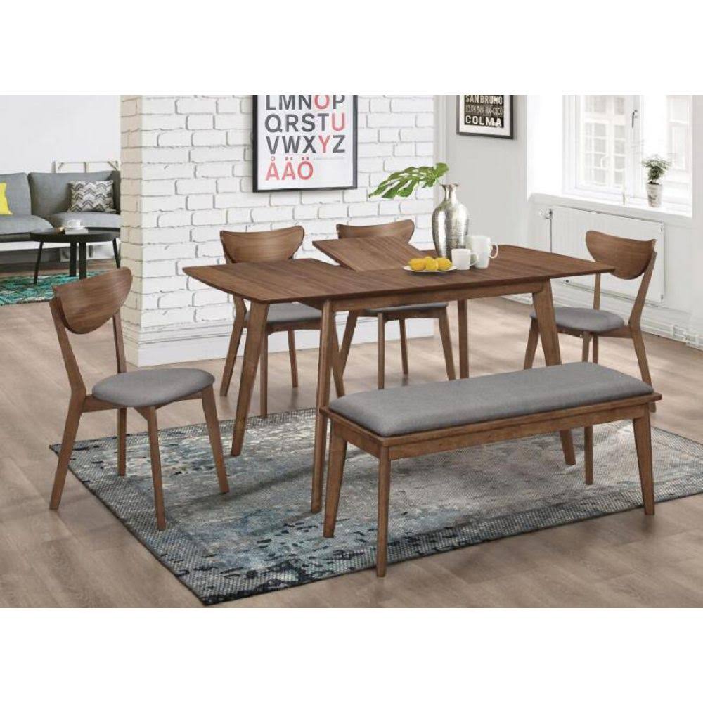 Natural Walnut Dining Bench I6944