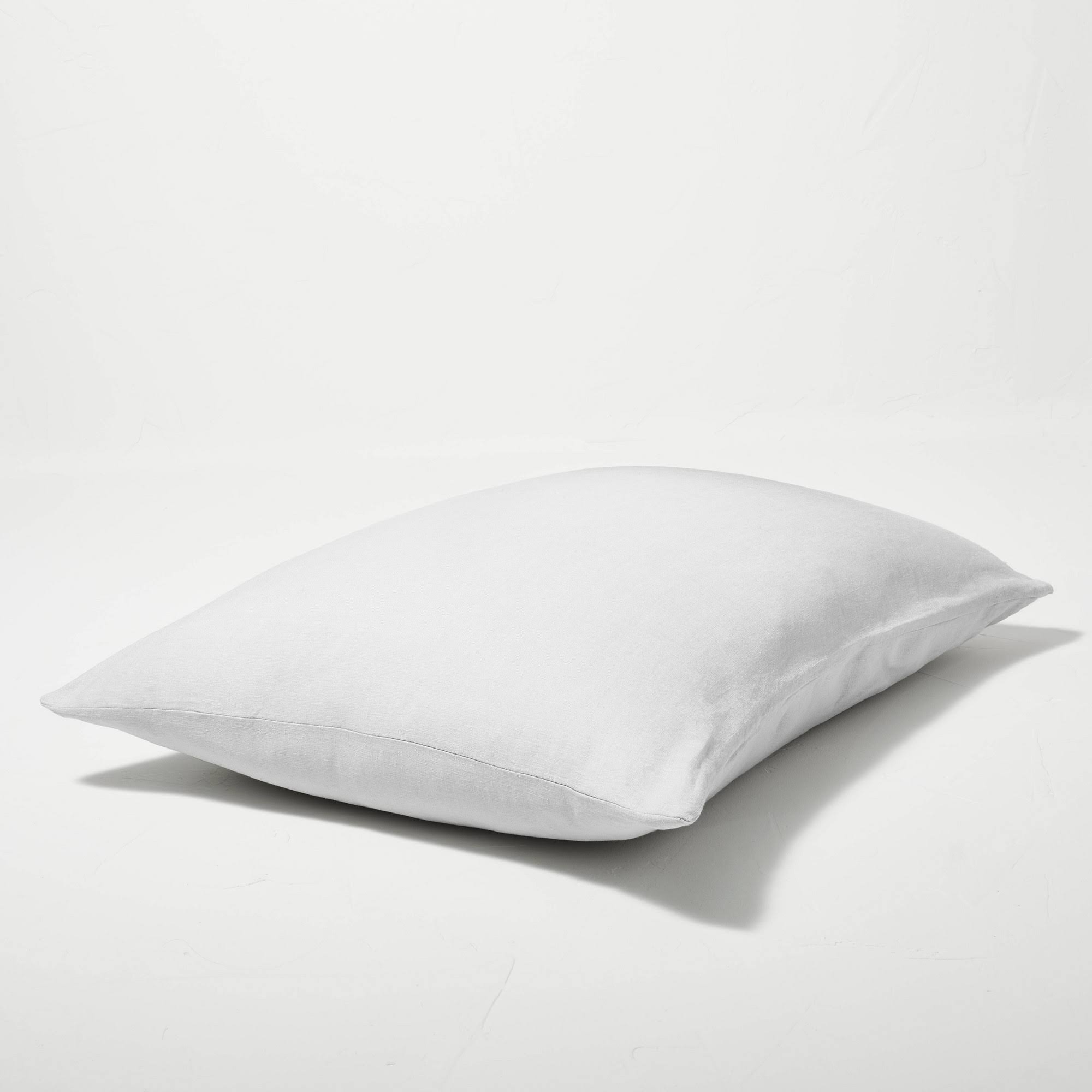 Light Gray Linen Full/Queen Duvet & Sham Set Y1654