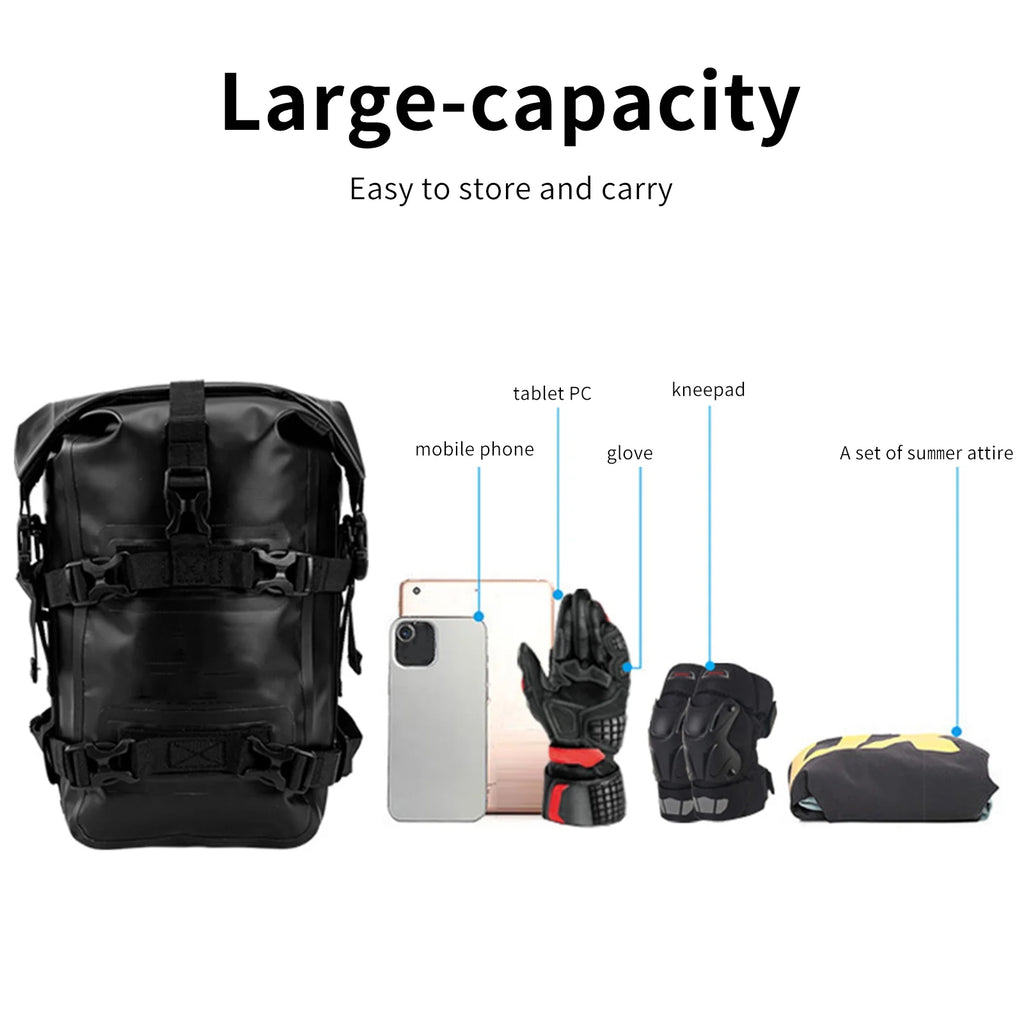 Motorcycle Frame Bag Motorbike Side Bag Full Waterproof 8L Motorcycle Bag H7908