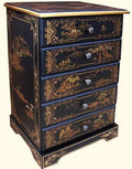 Five Drawer Lacquerware Cabinet I473