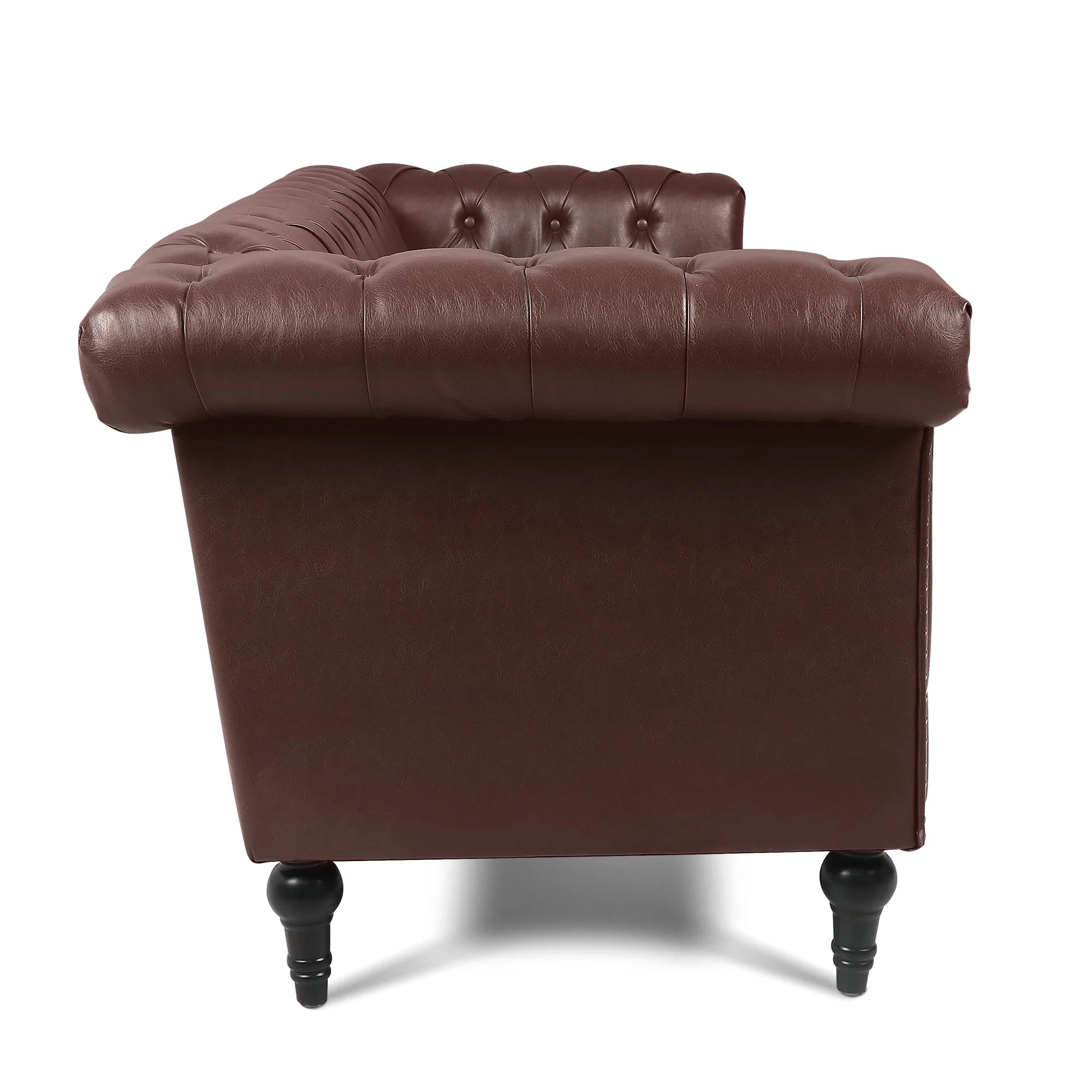 Traditional Square Arm 3 Seater Sofa with Removable Cushion M81731