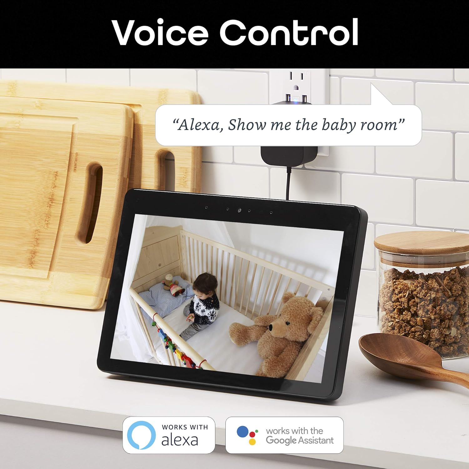 2 Pack 1080p HD Indoor Smart Security Camera with 2-Way Talk and Motion Detection E623126