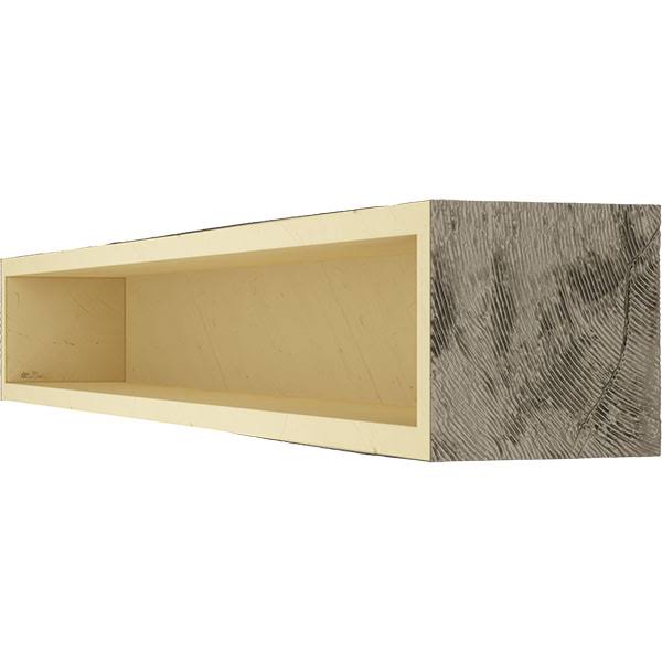 Sandblasted Faux Wood Fireplace Mantel, Burnished Honey Dew G503278