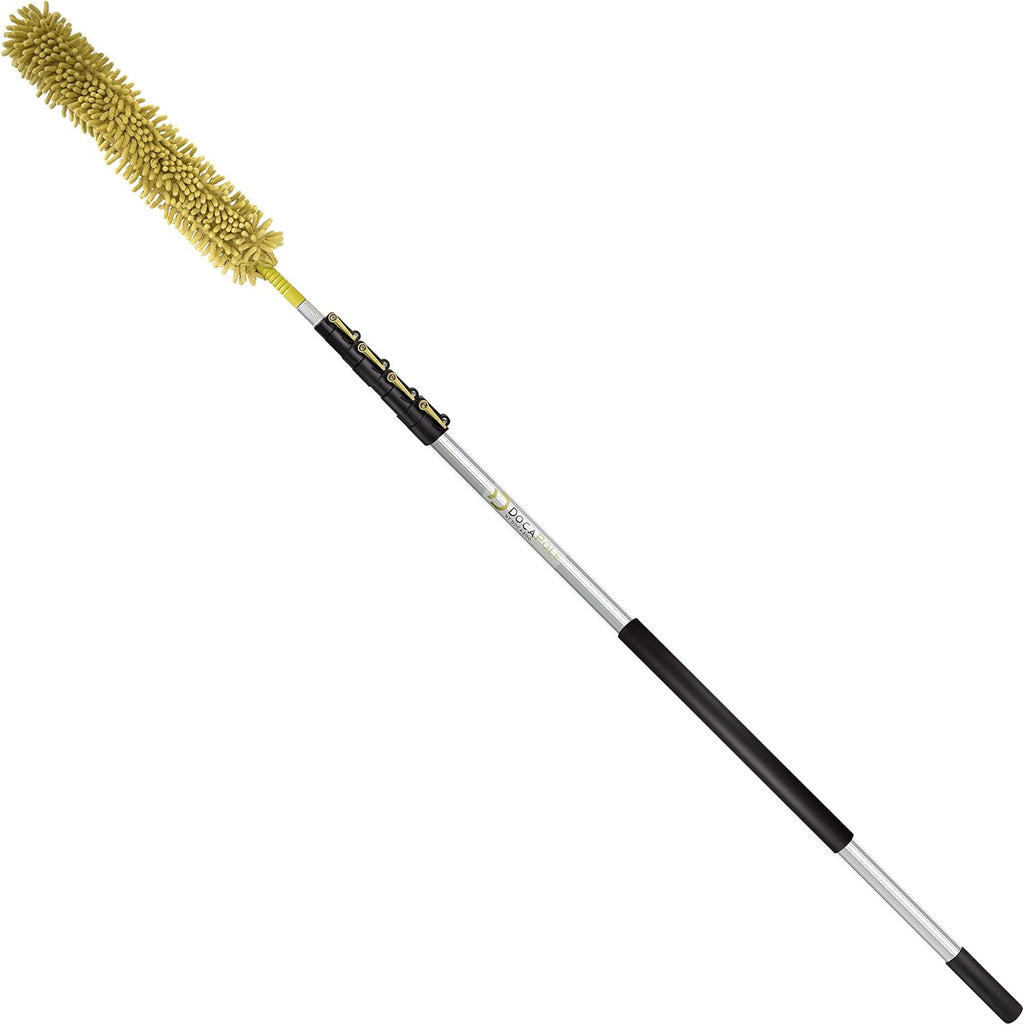 Extension Pole with Microfiber Ceiling Fan Duster and Removable Chenille Dusting Cloth D546352