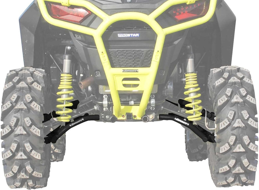 Red Rear Offset A-Arms for Polaris RZR S 900 / RZR 4 900 U6230