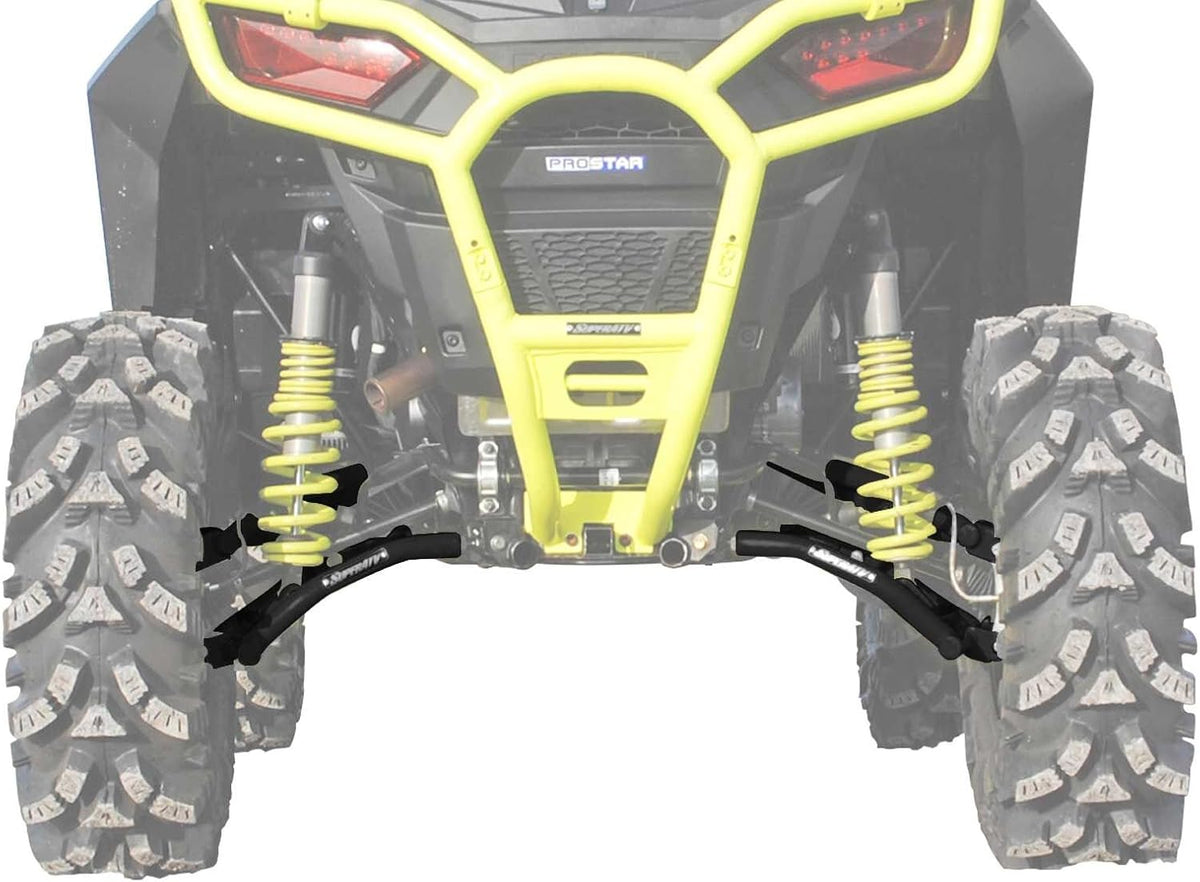 Red Rear Offset A-Arms for Polaris RZR S 900 / RZR 4 900 U6230
