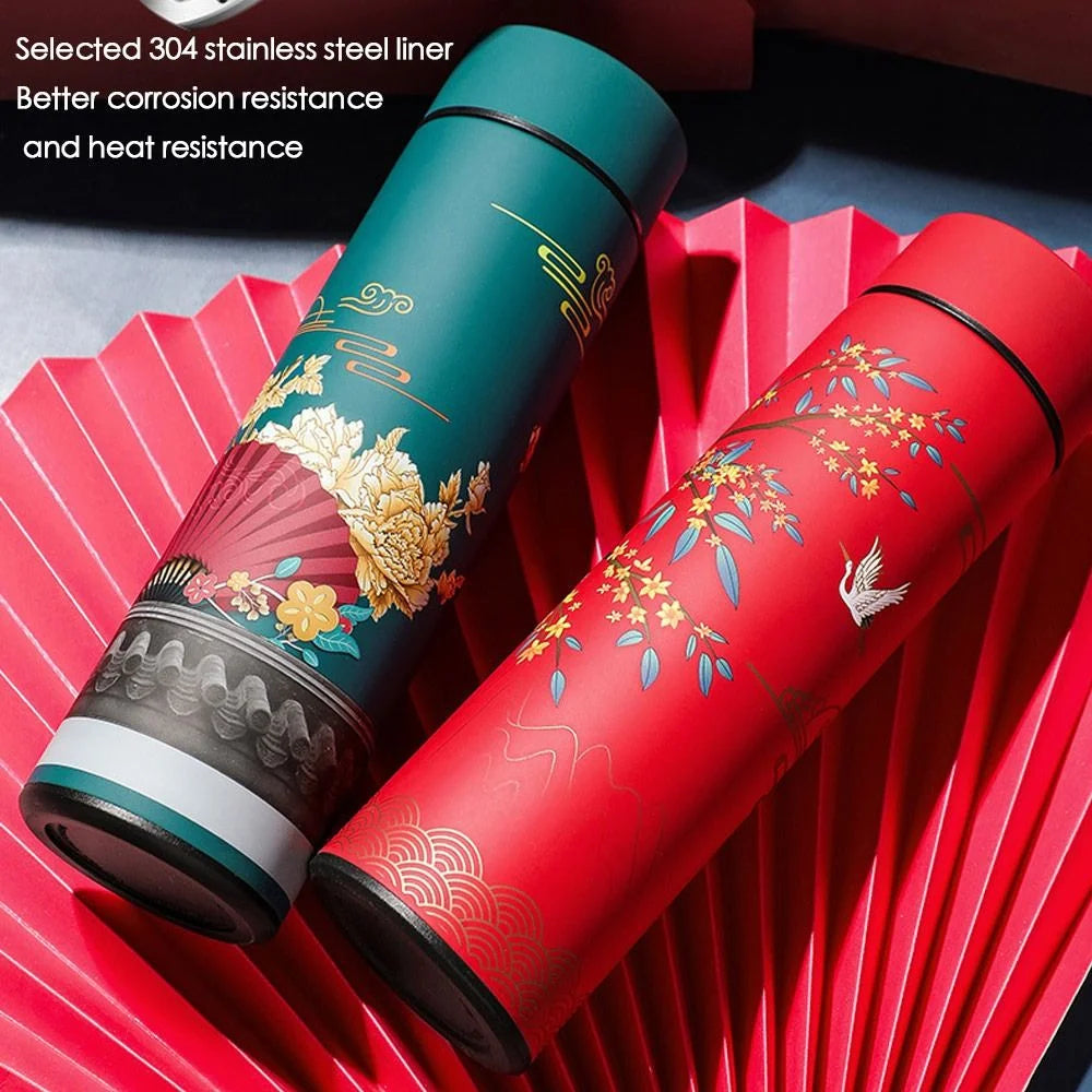 Black Travel Mug with Intelligent Temperature Display N8038