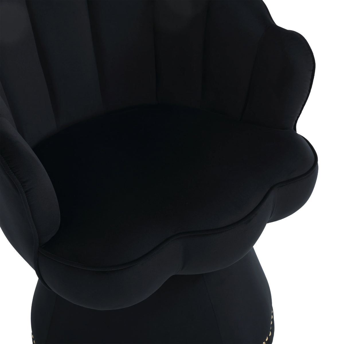 Mid-Century 360 Degree Swivel Cuddle Barrel Accent Sofa Chairs, Round Armchairs with Wide Upholstered, Velvet Fabric Chairs Y382