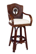 Swivel Rattan Barstool W38764