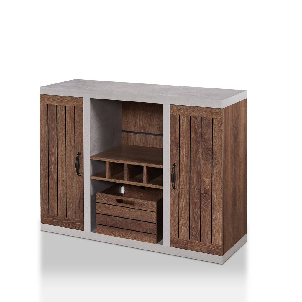 Rustic 47-Inch 2-Cabinet Buffet Sideboard U916