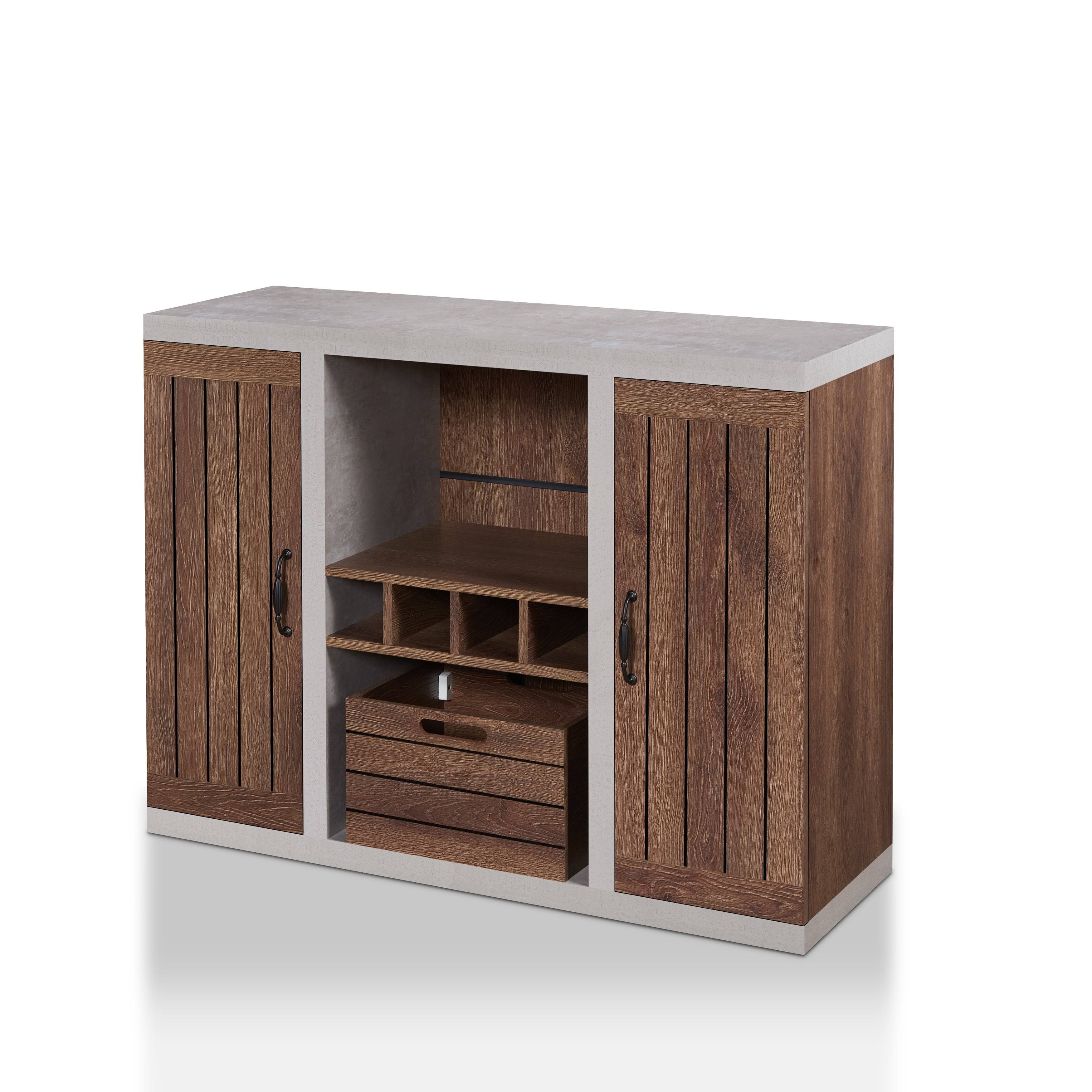 Rustic 47-Inch 2-Cabinet Buffet Sideboard U916