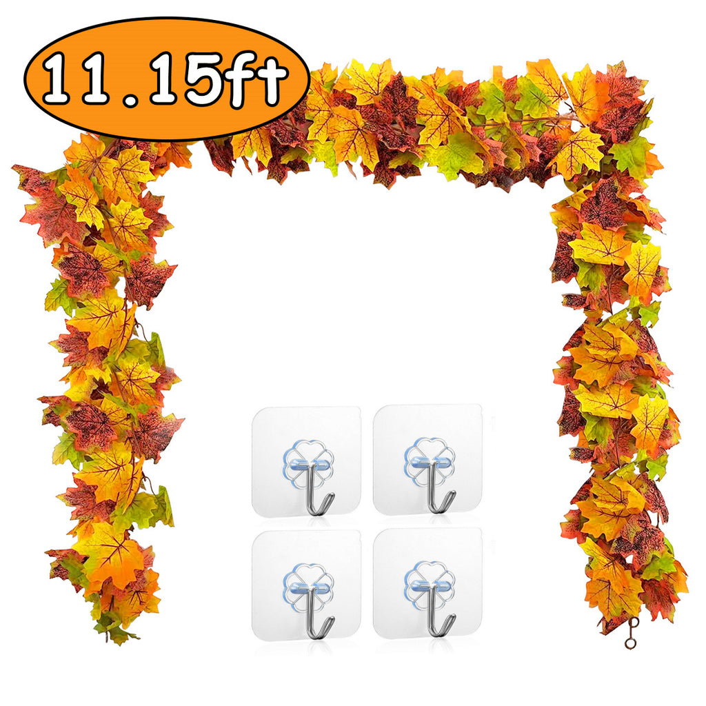 2-Pack Artificial Maple Leaf Garland H725
